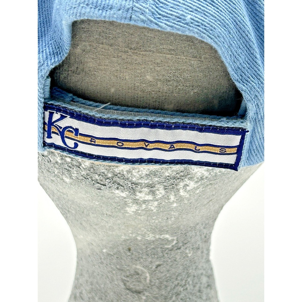 Kansas City Royals MLB '47 Adjustable Baseball Cap Hat KC Blue Vintage Style - Picture 8 of 14